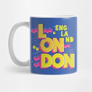 Retro 90s London, England Mug